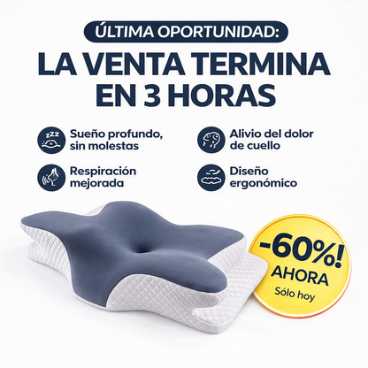 NeuroRest™ – Almohada ergonómica para cuello y espalda sin dolor