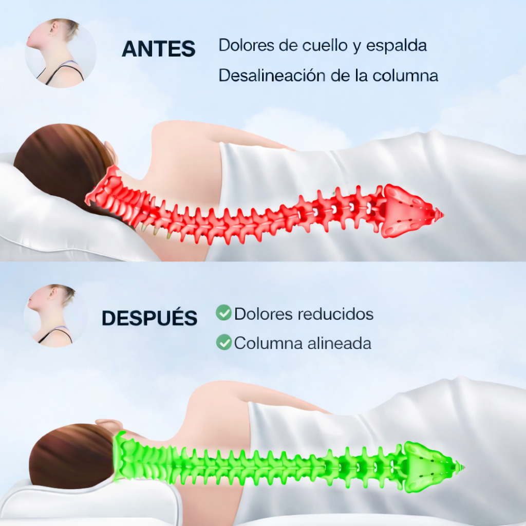 NeuroRest™ – Almohada ergonómica para cuello y espalda sin dolor